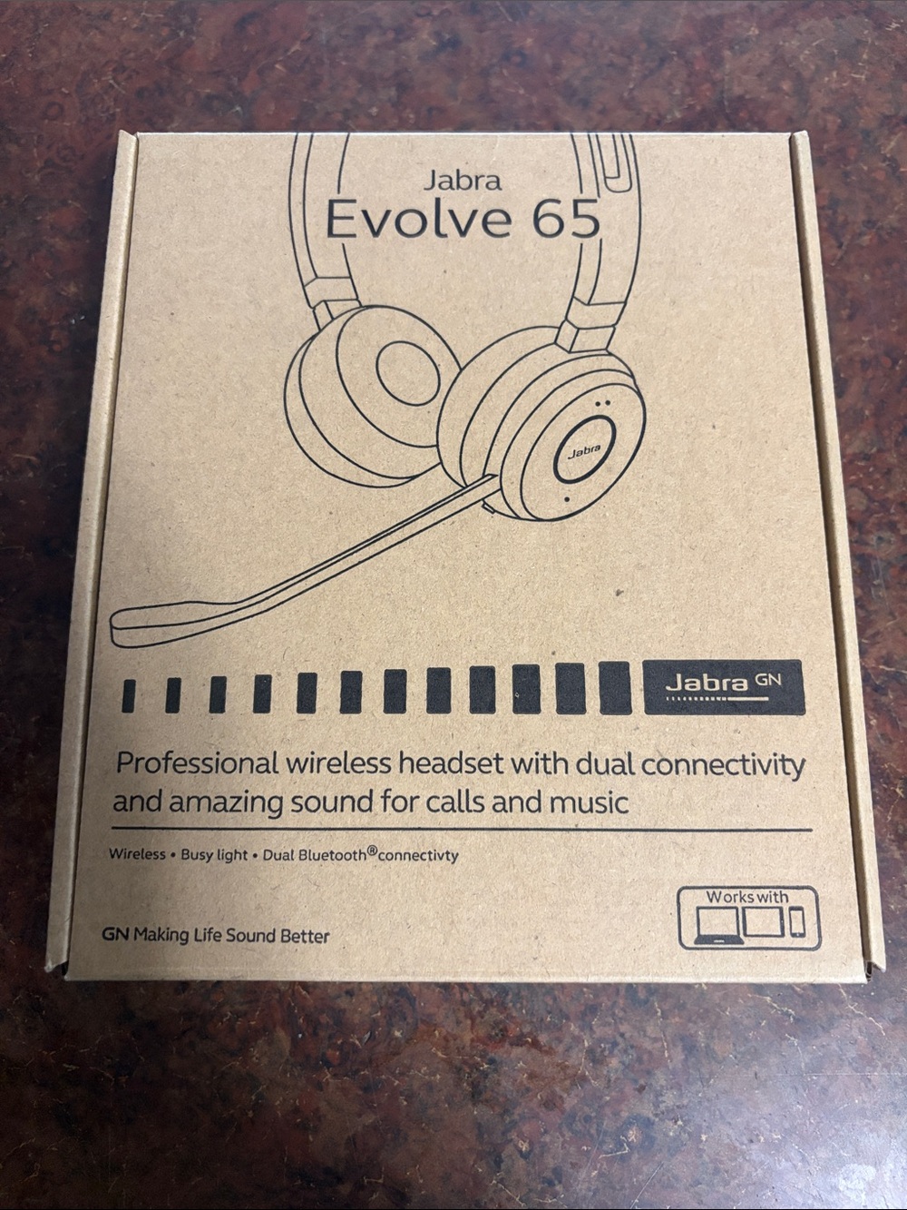 Evolve 65 Wireless Headset — New